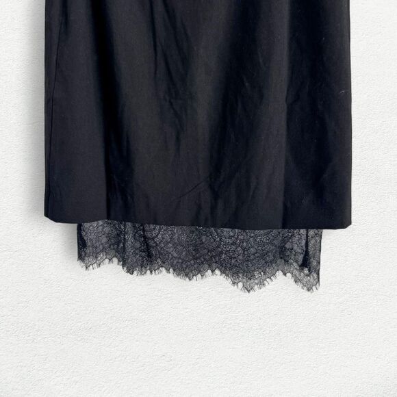 ASTR the Label Itzayana Lace Trim Pencil Skirt in Black - Picture 2 of 8
